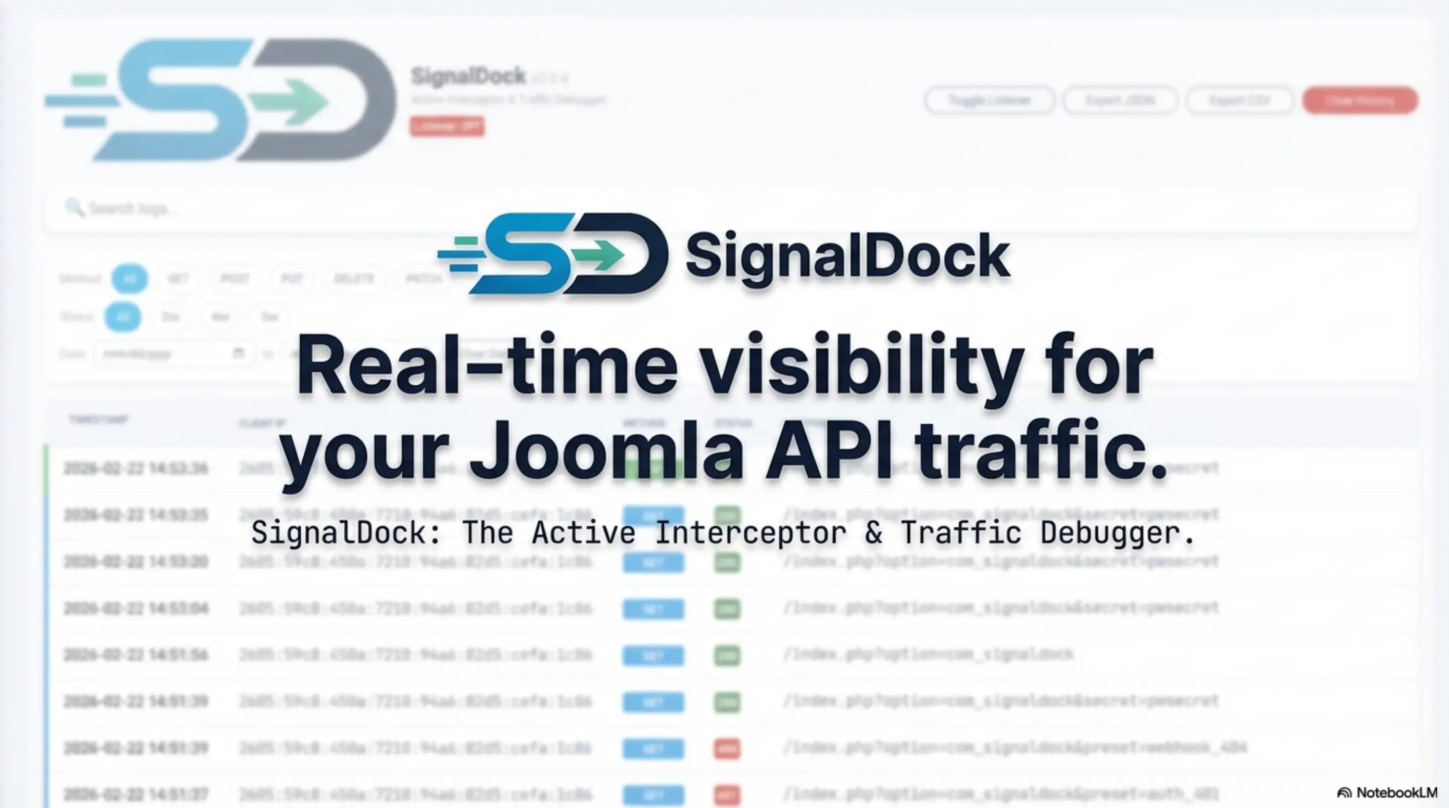 SignalDock traffic overview